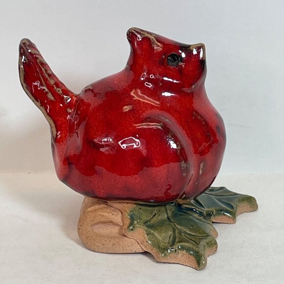 Bonnie Meyer Day Clay Sculpture Cardinal Original 3.5 x 3 x 3.5 Inches B DAY 83 - Picture 6 of 10